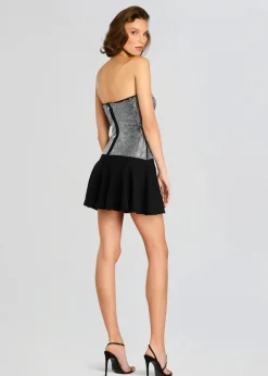 Best - Bello Embellished Knit Dress - Black/Silver Dresses