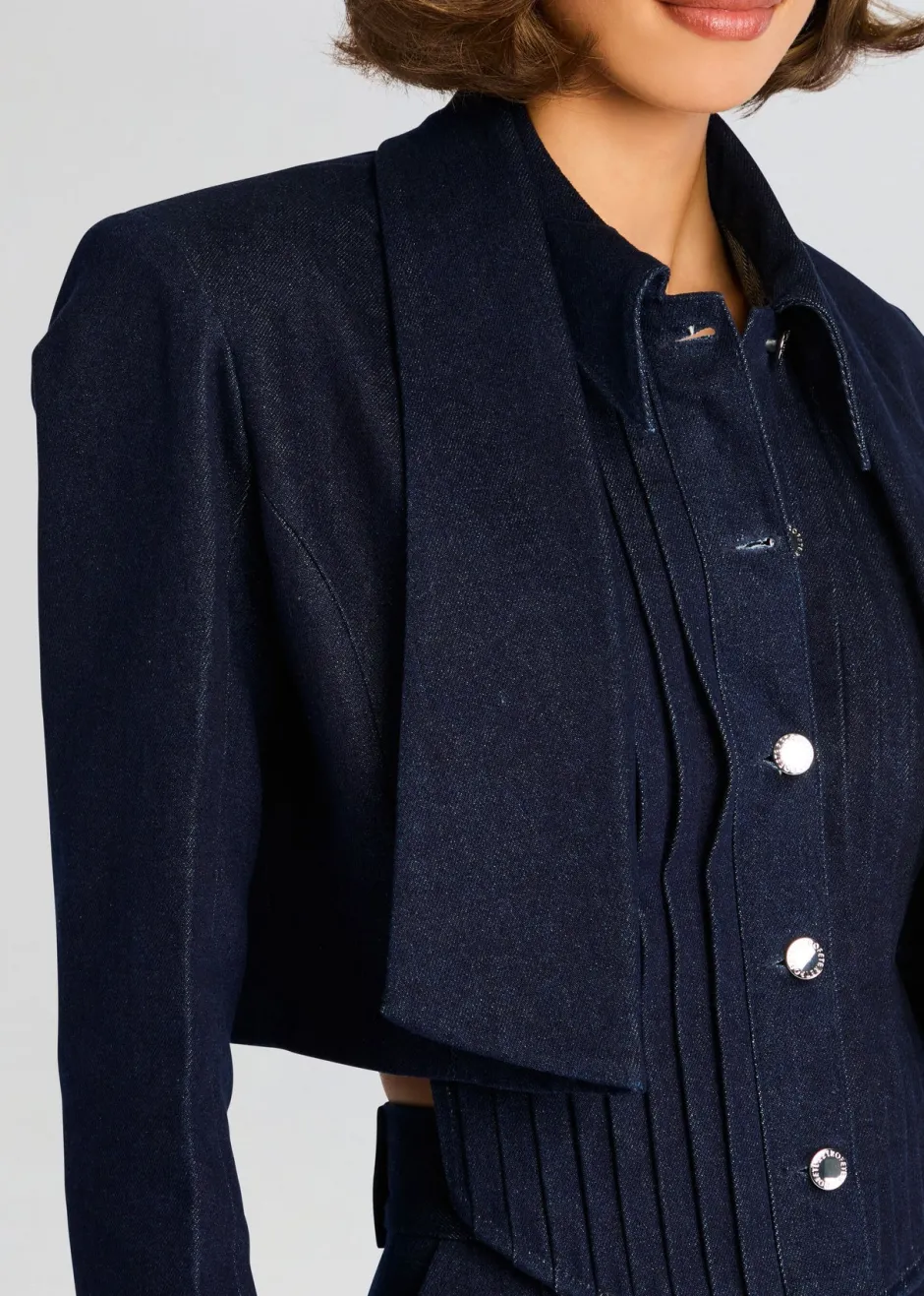 Fashion - Clara Denim Blazer - Rinse Denim Jackets | Jackets