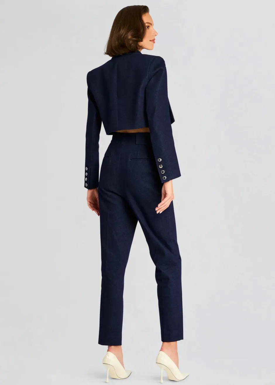 Fashion - Clara Denim Blazer - Rinse Denim Jackets | Jackets