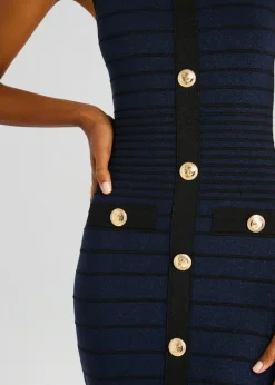 Online - Erin Dress - Navy/Black Dresses