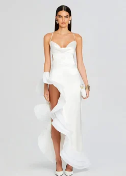 Outlet - Kaltin Dress - White Dresses | Long Dresses