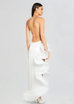 Outlet - Kaltin Dress - White Dresses | Long Dresses