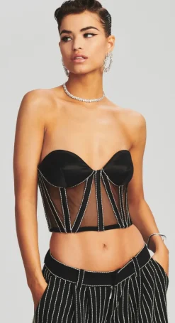 Fashion - Lex Top - Black Crop Tops