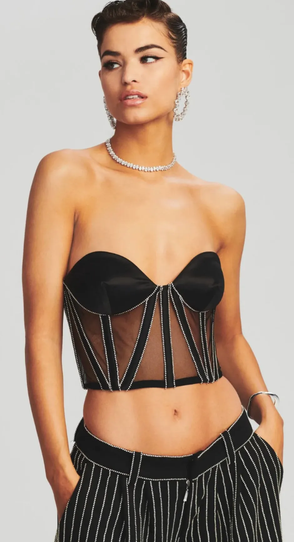 Fashion - Lex Top - Black Crop Tops