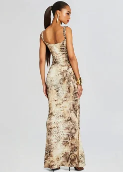 Discount - Lowis Top - Vintage Snake Animal Print