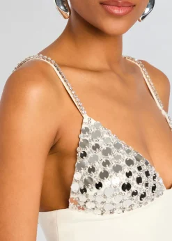 Clearance - Mya Embellished Dress - White Dresses | Mini Dresses