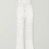 Outlet - Nirvana Jumpsuit - White/Silver Pants Jumpsuits