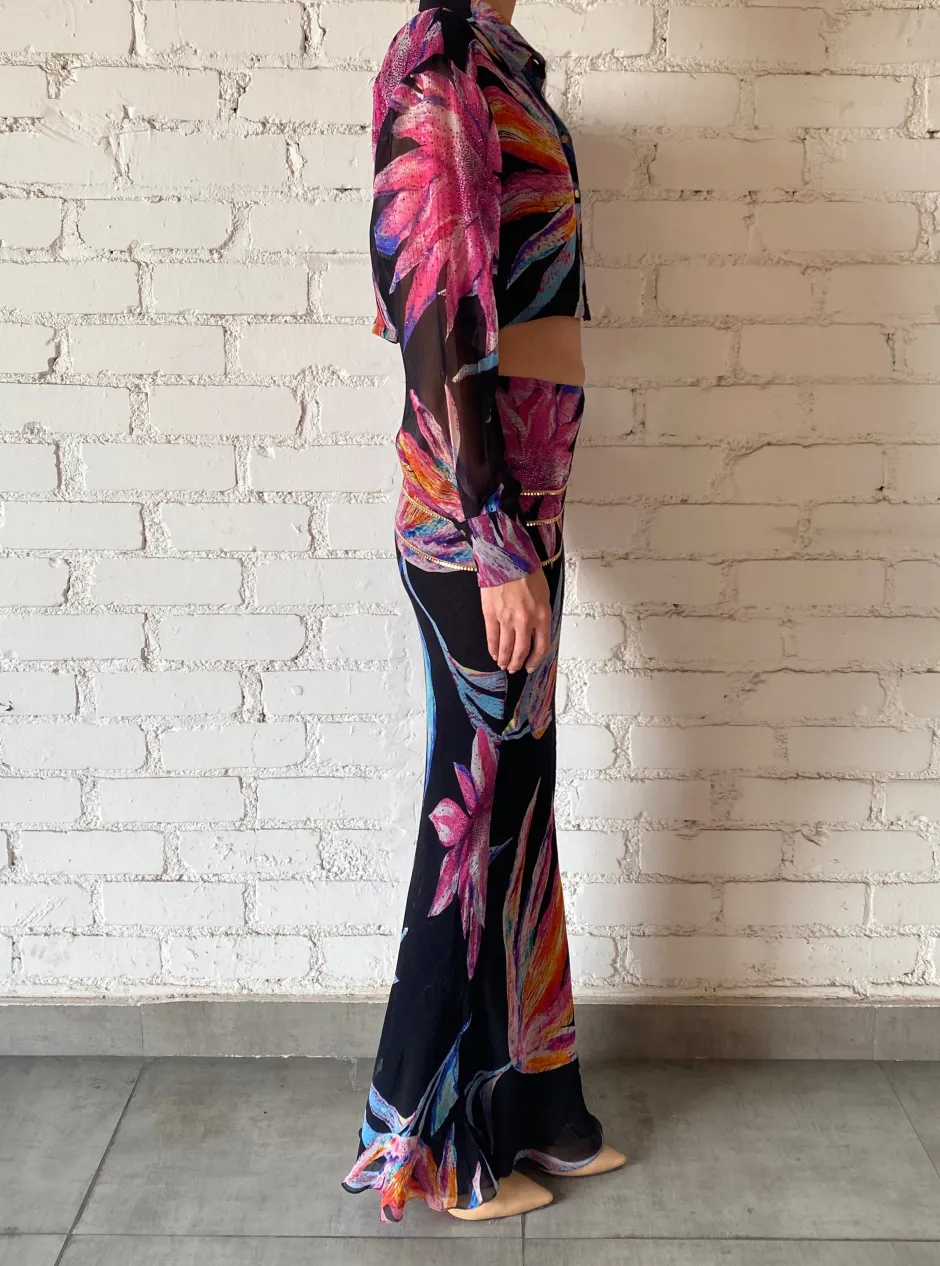 Sale - Margo Maxi Skirt - Black Long Skirts
