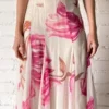 Sale - Maxi Dress - White Pink Dresses | Long Skirts