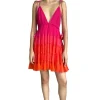 Best - Skye Short Dress - Orange Pink Dresses | Mini Dresses