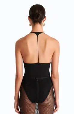 New - Simona Bodysuit - Black Bodysuits
