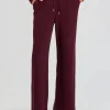 Discount - Camila Sweatpant - Merlot Pants