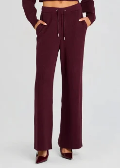 Discount - Camila Sweatpant - Merlot Pants