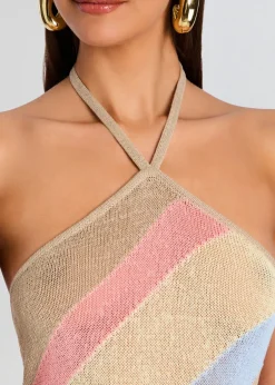 Sale - Dree Knit Maxi Dress - Yellow/Peach/Stone Midi | Midi Dresses
