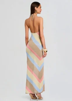 Sale - Dree Knit Maxi Dress - Yellow/Peach/Stone Midi | Midi Dresses