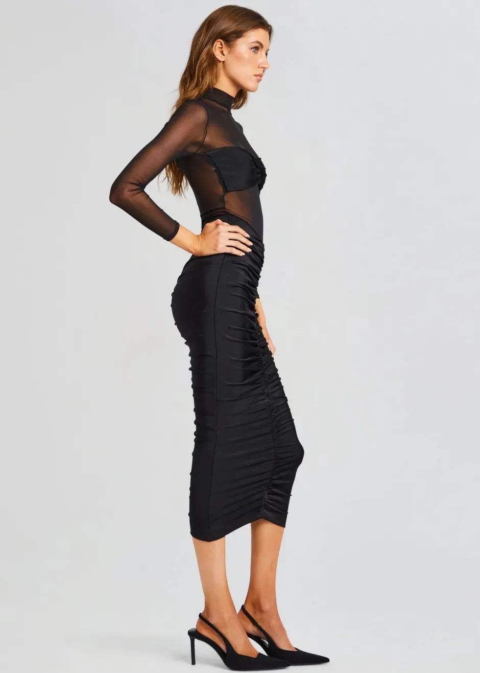 Best Ser.oya - Levina Dress - Black Dresses | Midi
