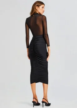 Best Ser.oya - Levina Dress - Black Dresses | Midi