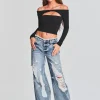 Clearance - Mountain Wide Leg Jean - Sorrento Flare | Denim