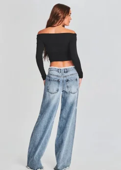 Clearance - Mountain Wide Leg Jean - Sorrento Flare | Denim
