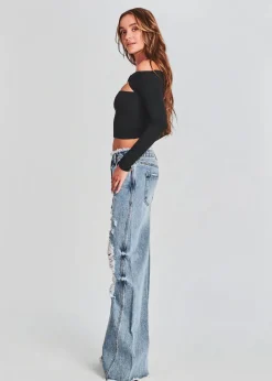 Clearance - Mountain Wide Leg Jean - Sorrento Flare | Denim
