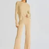 Outlet - Sheldon Metallic Knit Pant - Gold Pants