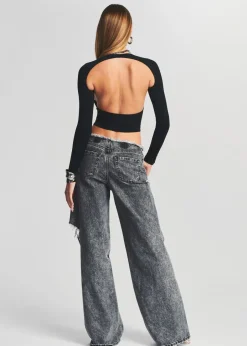 Online - Sierra Top - Black Crop Tops
