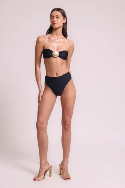 Clearance - Alba Bikini Bottom - Black Bikini