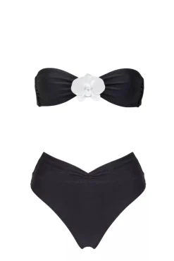 Online - Claire Bikini Bottom - Black Bikini