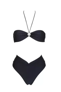 Sale - Claire Bikini Bottom - Black Bikini