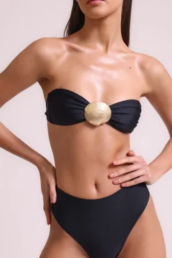 Hot - Ines Bikini Top - Black Bikini