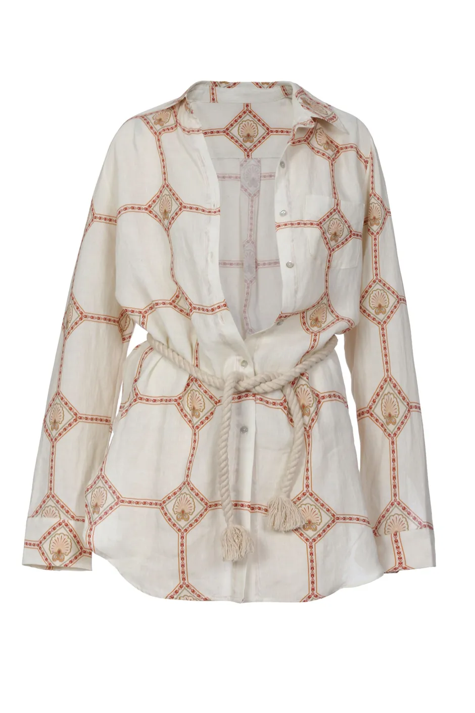 Fashion - Jonas Buttoned Shirt - Grid Coverups