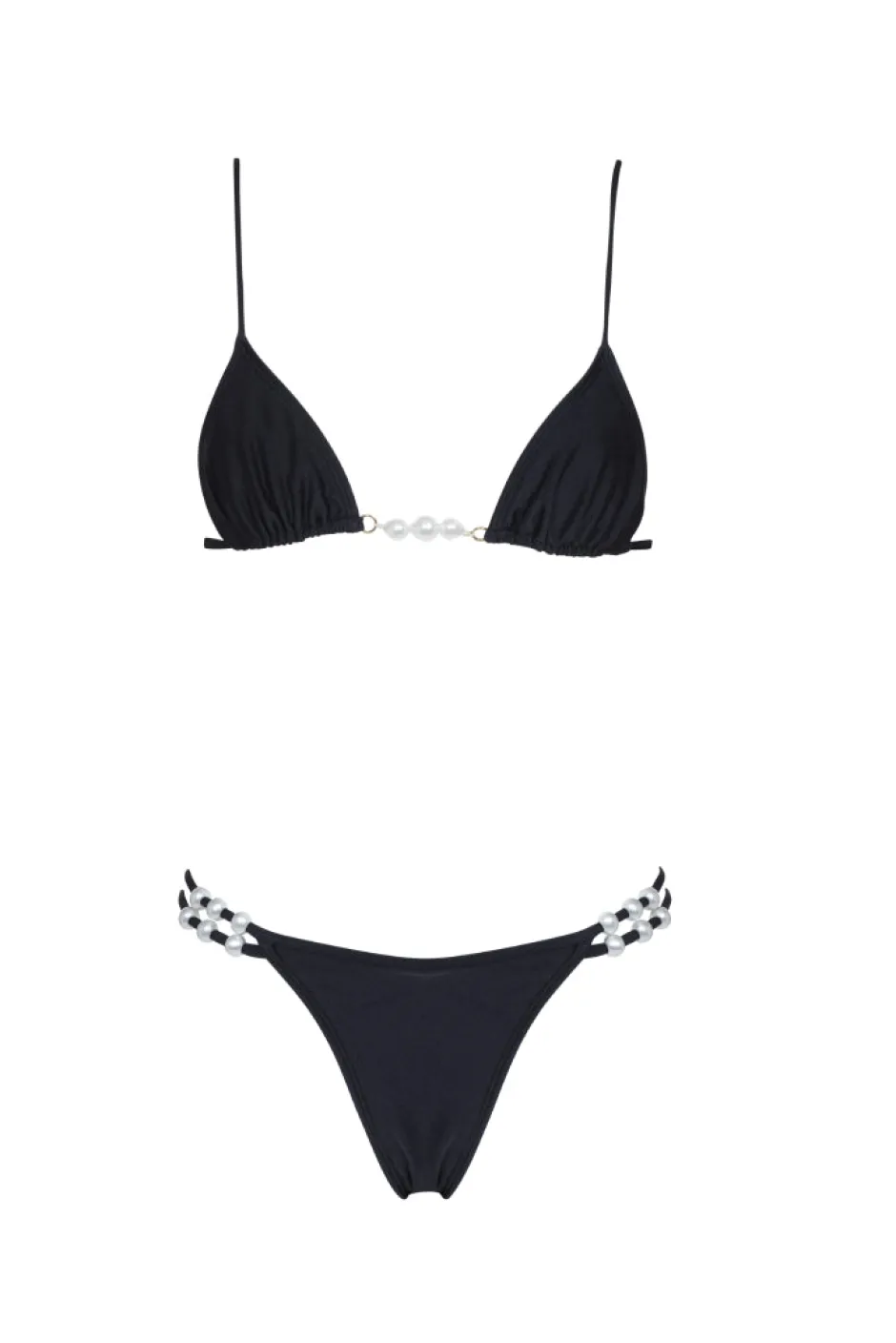 New - Kira Bikini Bottom - Black Bikini