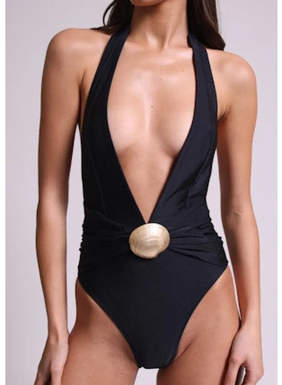 New - Luisa One Piece - Black One Piece