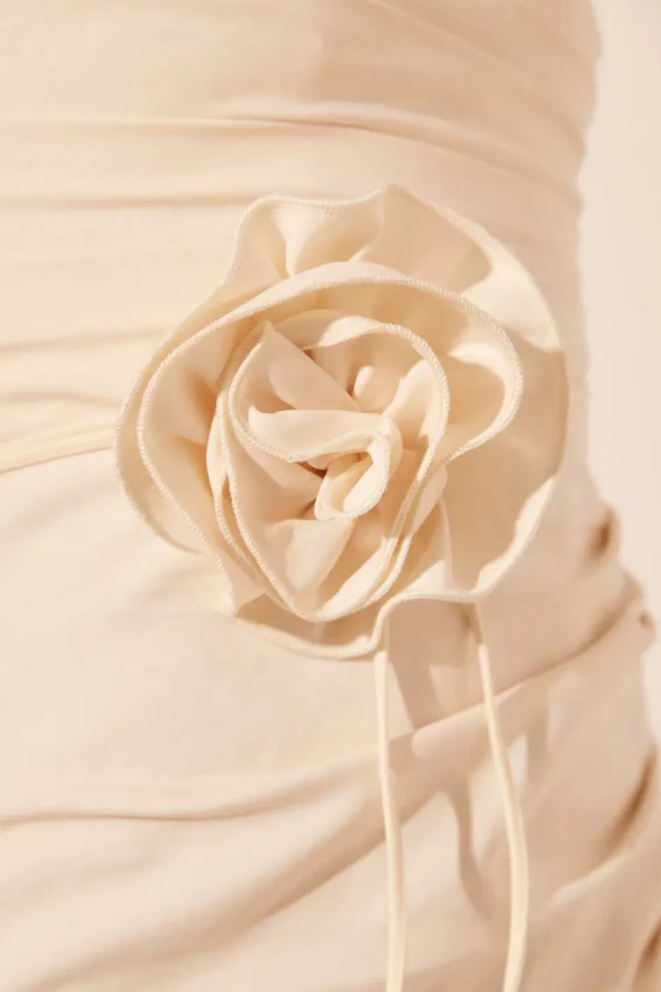 Sale - Lani Strapless Draped Maxi Dress - Rice Dresses | Long Dresses