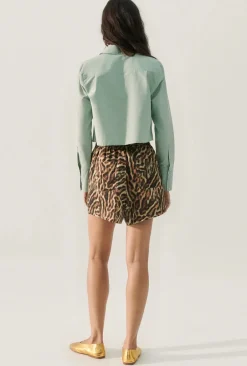 Online - Slouch Shorts - Leopard Animal Print | Shorts