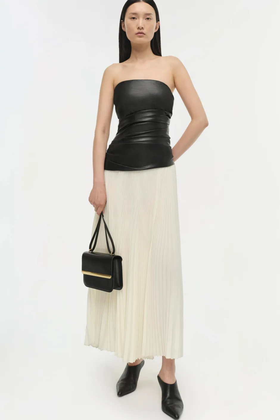 Sale - Arie Dress - Black Multi Dresses | Long Dresses