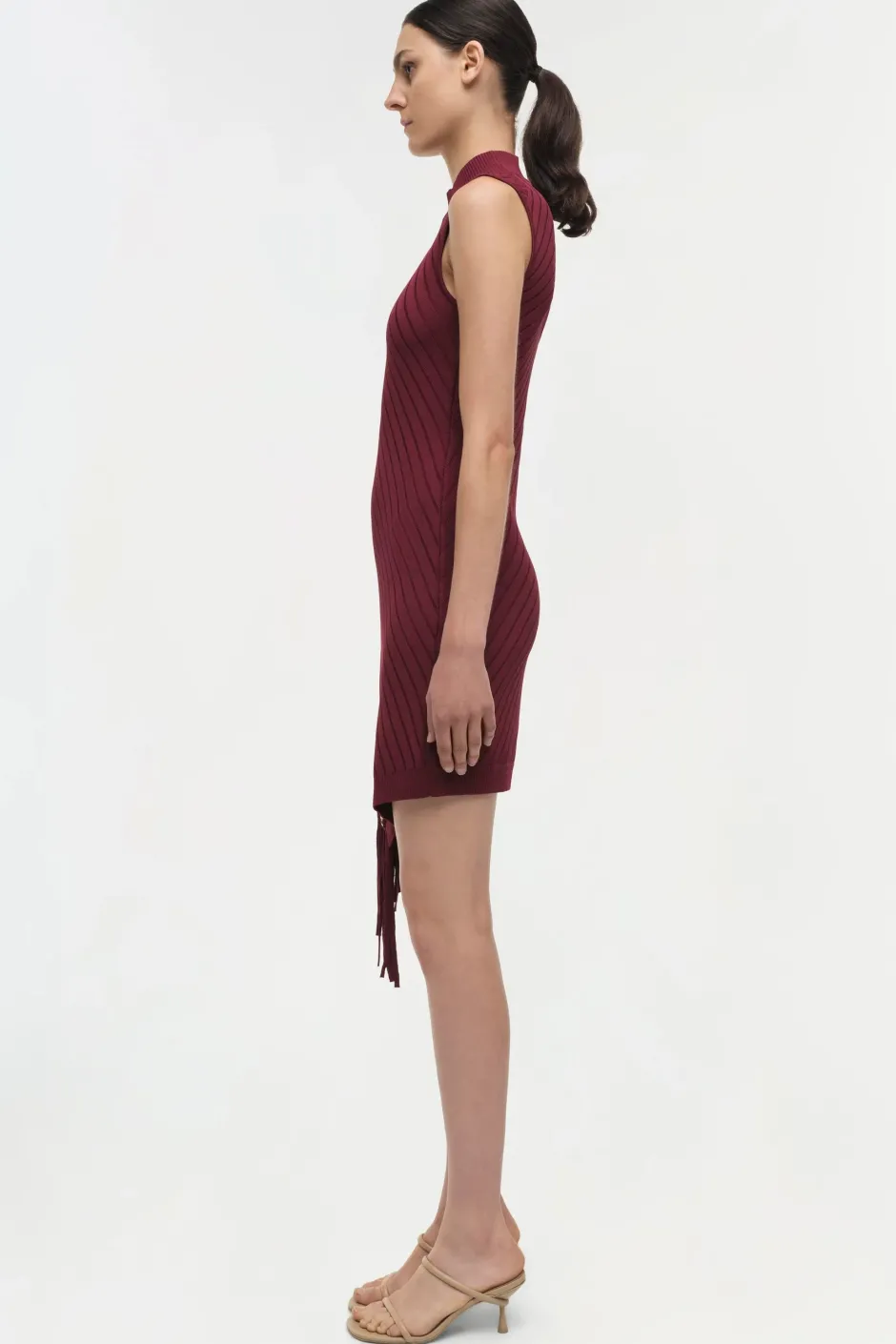 Best - Claire Dress - Oxblood Dresses | Midi