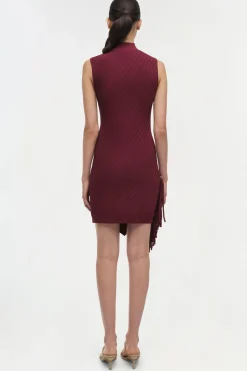 Best - Claire Dress - Oxblood Dresses | Midi