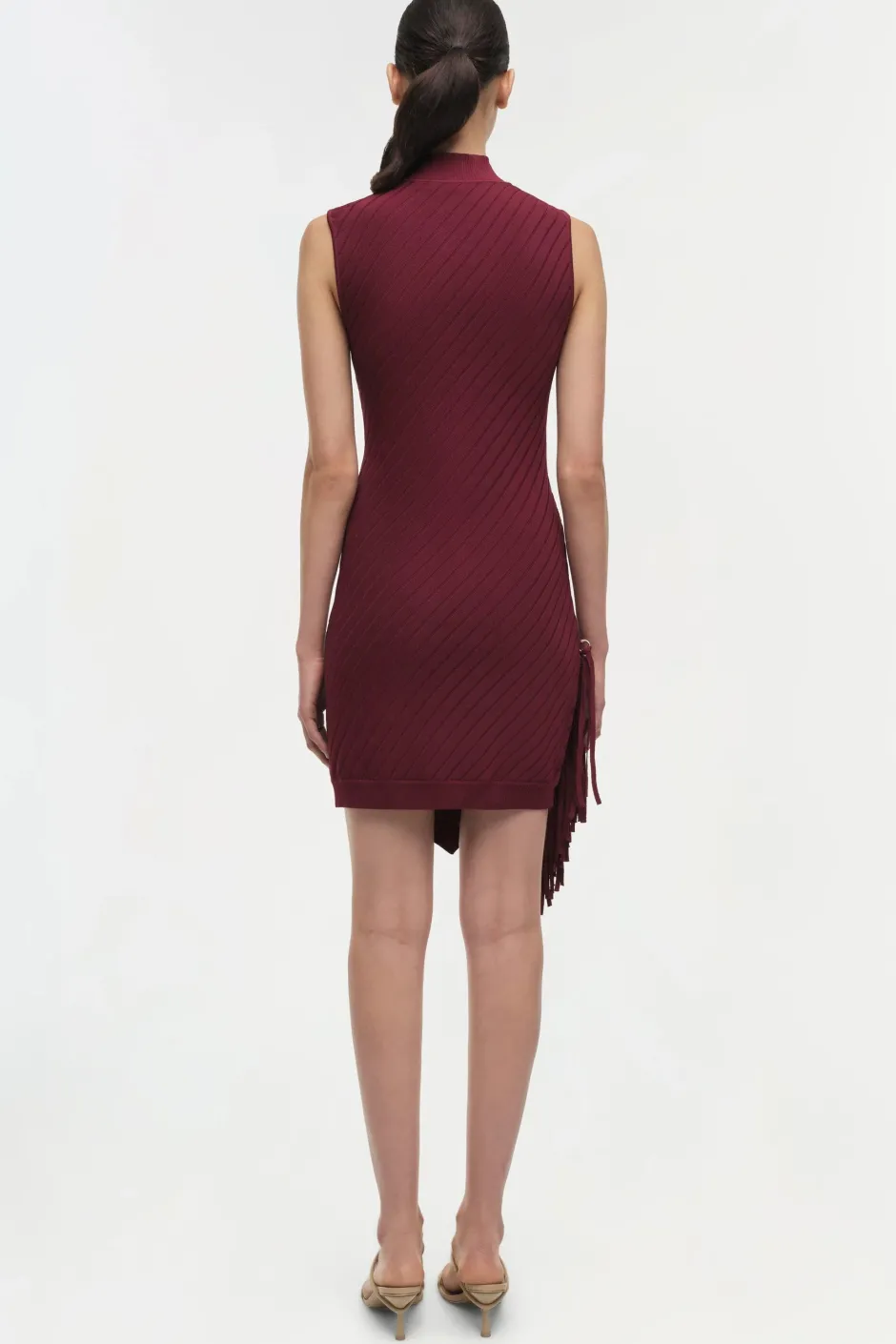 Best - Claire Dress - Oxblood Dresses | Midi