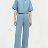 Clearance - Coralena Wide Leg Pant - Stratus Pants