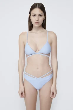 Sale - Emmalyn Strappy Bikini Bottom - Marina Blue Bikini