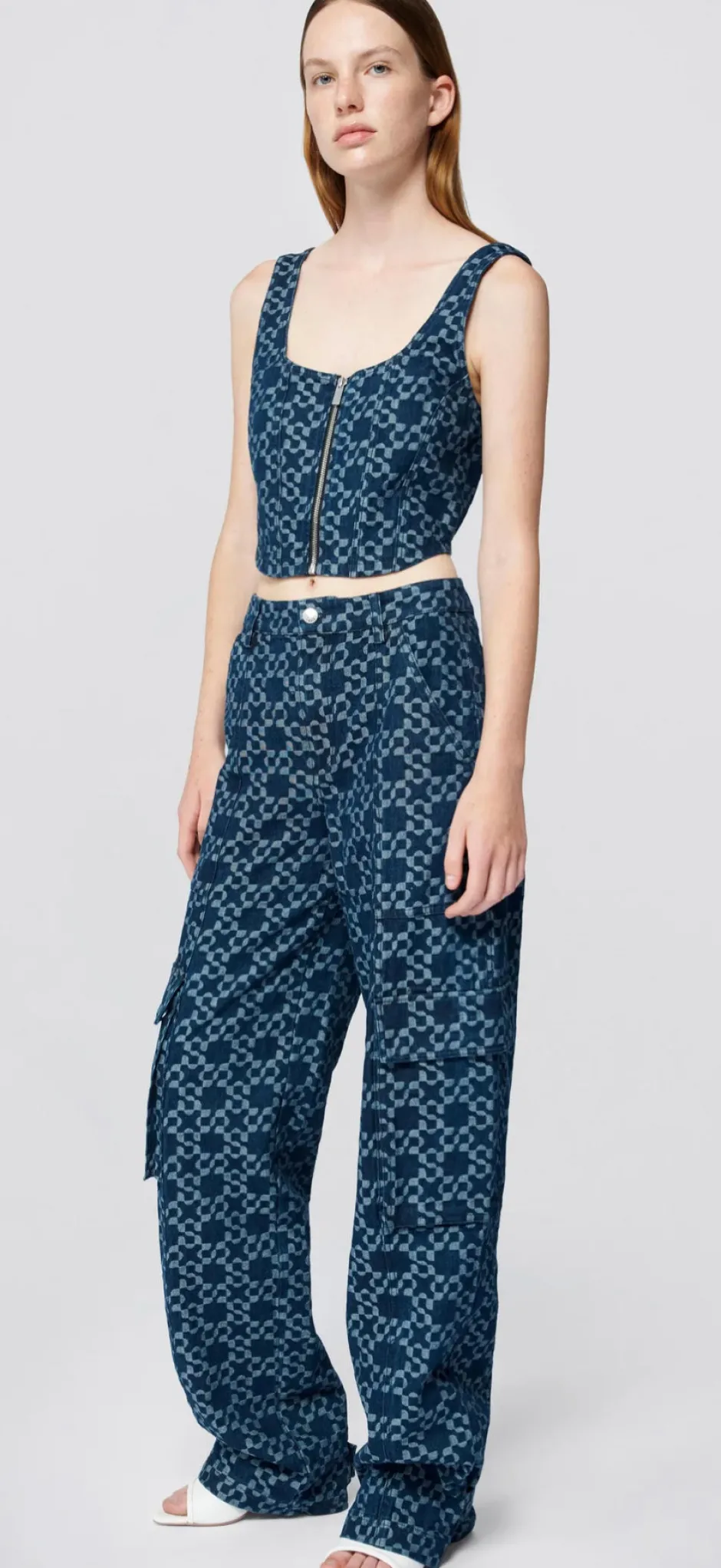 Hot - Krista Top - Rinse Denim | All Denim