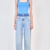 Discount - Madine Tank Top - Blue Hydrangea Crop Tops
