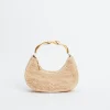 Online - Nixi Twisted Raffia Hobo - Natural Handbags