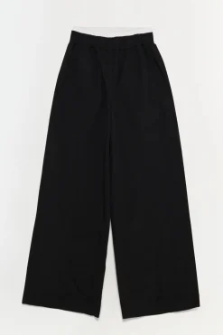 New - Olly Double Waistband Pant - Black Multi Pants