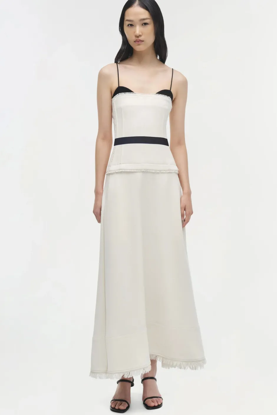 Clearance - Quinlin Midi Dress - Snow Multi Midi | Midi Dresses
