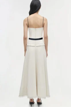 Clearance - Quinlin Midi Dress - Snow Multi Midi | Midi Dresses
