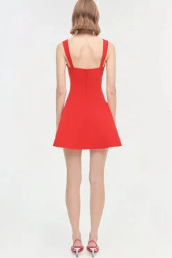 New - Sadie Dress - Fiery Red Mini Dresses | Dresses