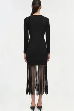 Discount - Sharron Dress - Black Dresses | Midi