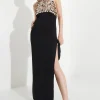 Hot - Junjo Embellished Knit Dress - Black/Pearl Dresses | Long Dresses